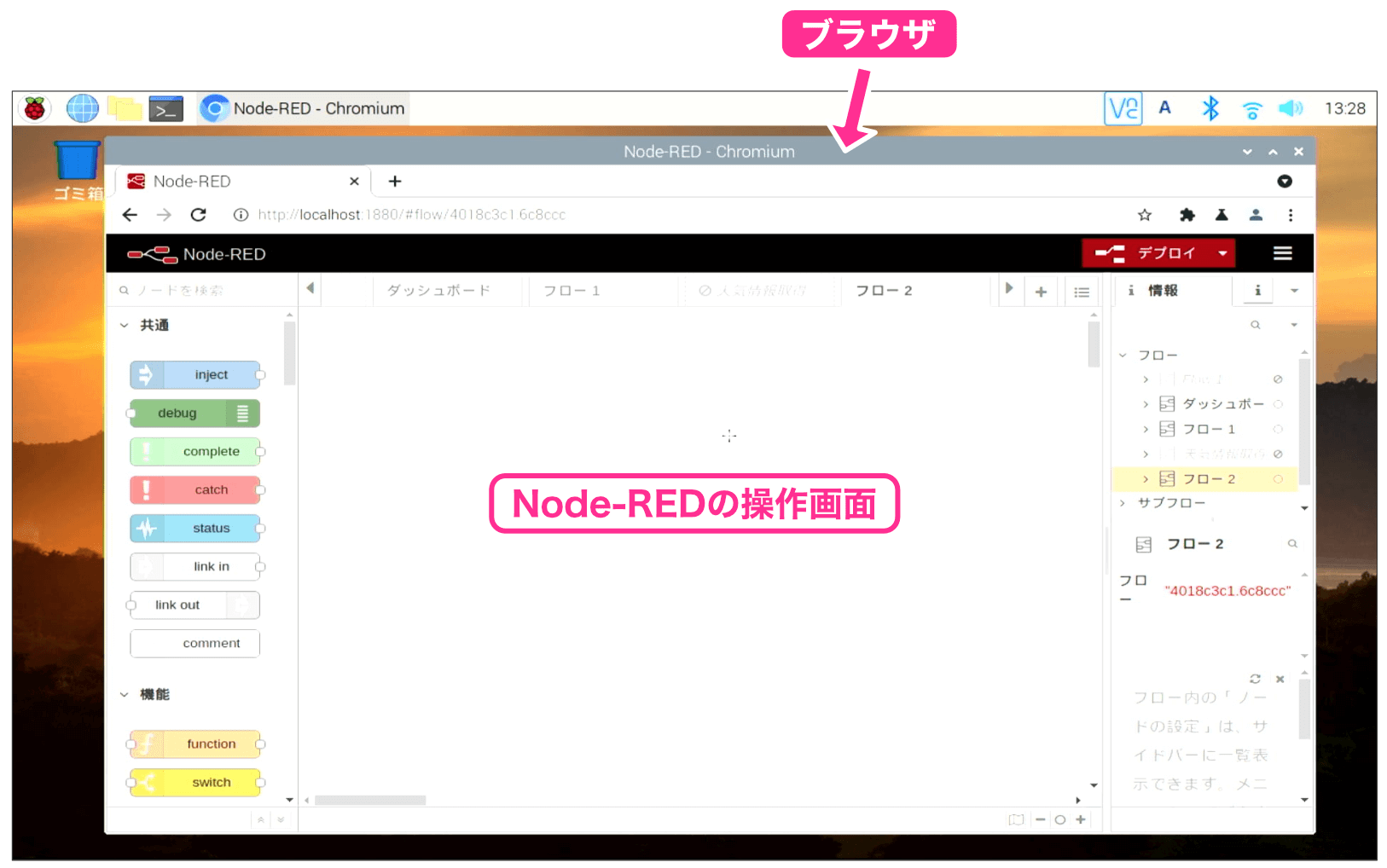 Node-REDアクセス